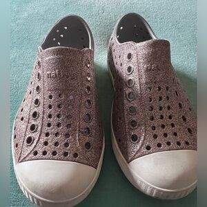 Native Metallic Gold Shoes size C9